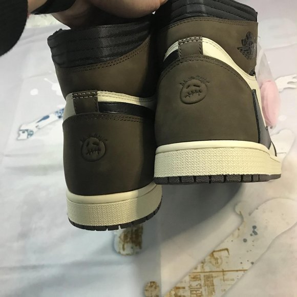 Travis Scott x High OG TS SP brown Basketball shoes main image 4